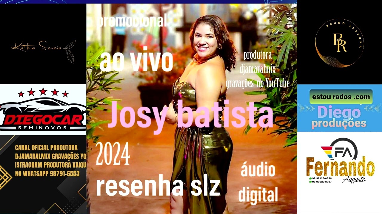 cd promocional josybatista ao vivo no resenha slz
