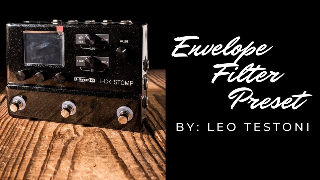 HX Stomp - T-Wha (no exp pedal) | NO TALK #line6 #hxstomp #preset #envelopefilter