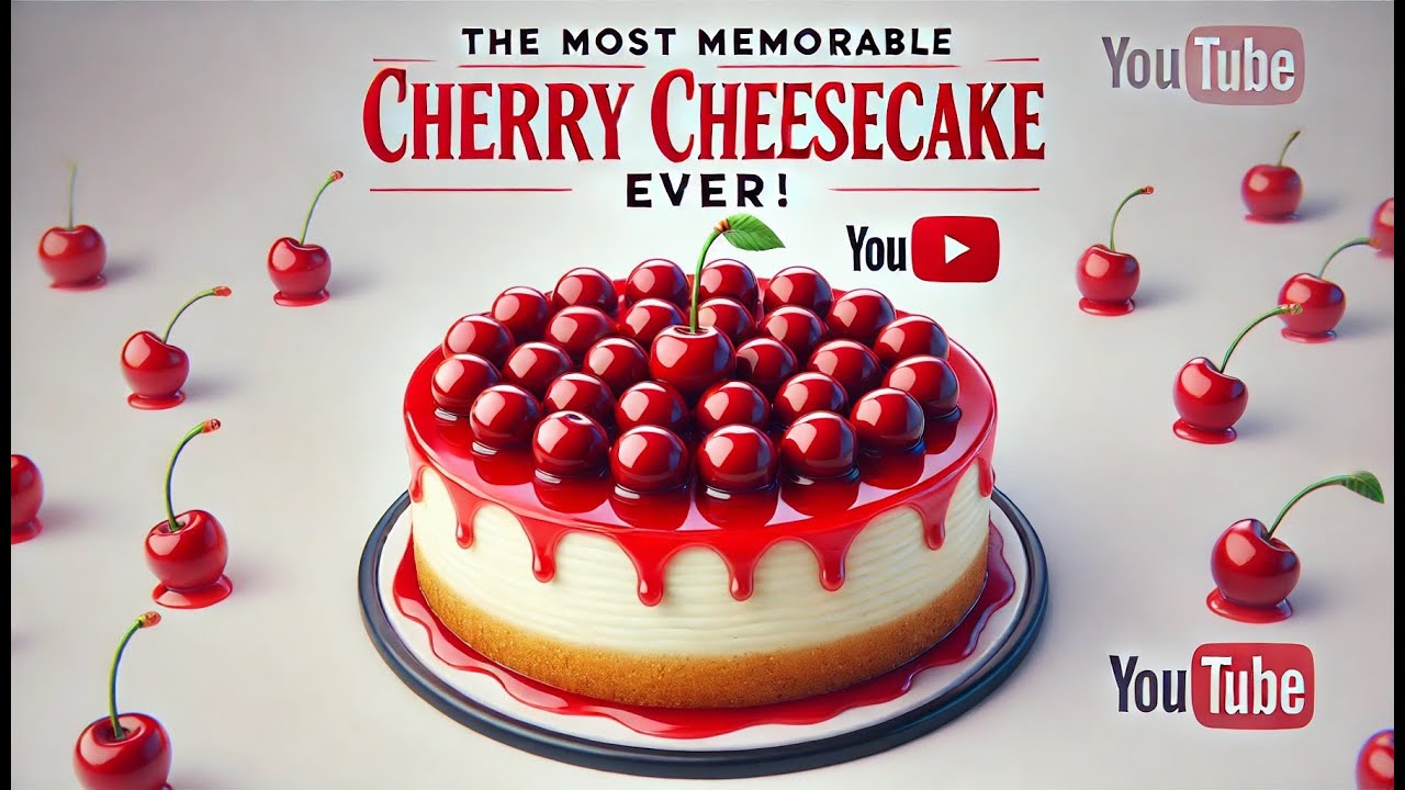 We Created the Most Memorable Cherry Cheesecake Ever!