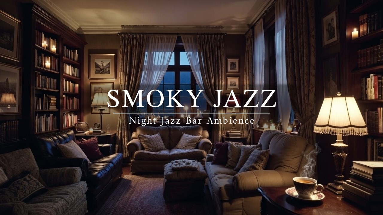 🚬 Smoky Night Jazz Bar Ambience | Velvet Jazz