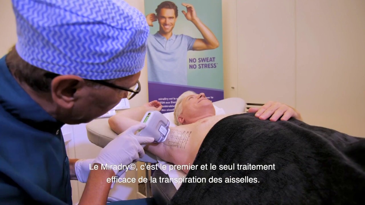 Christian Tetedoie teste le traitement anti-transpiration Miradry à la Clinique Crillon