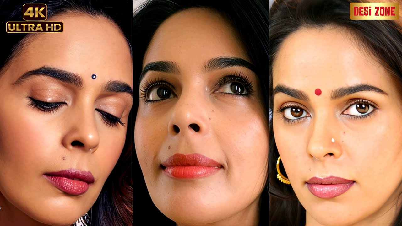 Mallika Sherawat Close Up Face & Lips 4k Video | Mallika Sherawat Vertical Edit 4k | Desi Zone