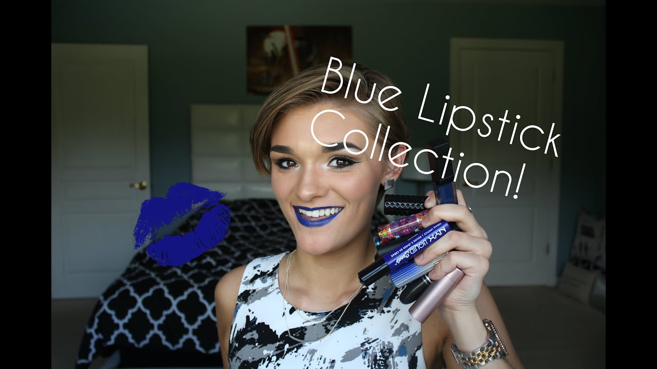 Blue Lipstick Collection! | TheLipstickNinja