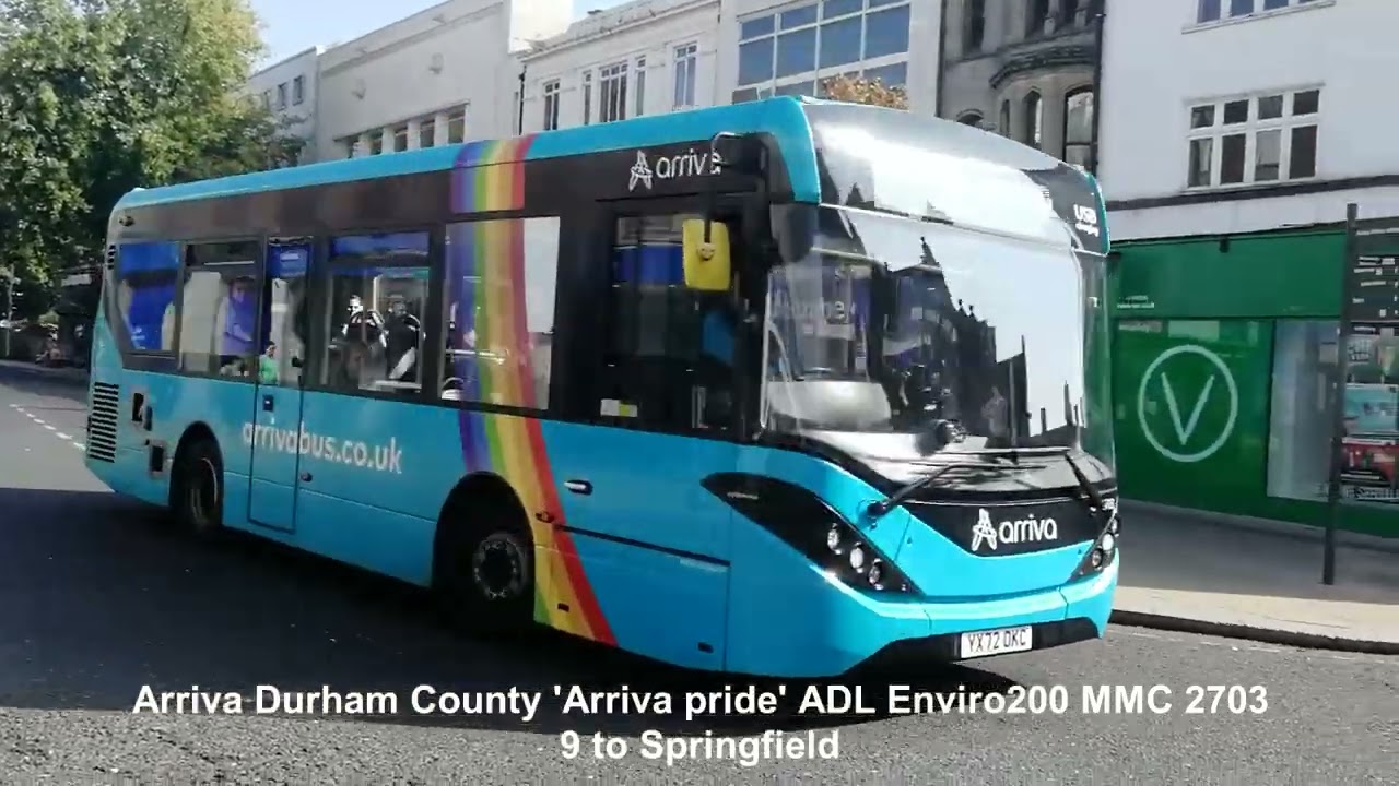 Durham & Darlington buses | Arriva TransBus E300s 1351 & 1356 and 2703 9 | Hodgsons 127 16