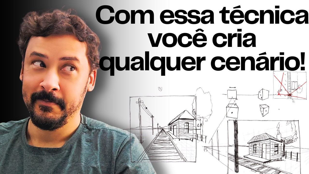 Aprenda a desenhar cenários com essa técnica