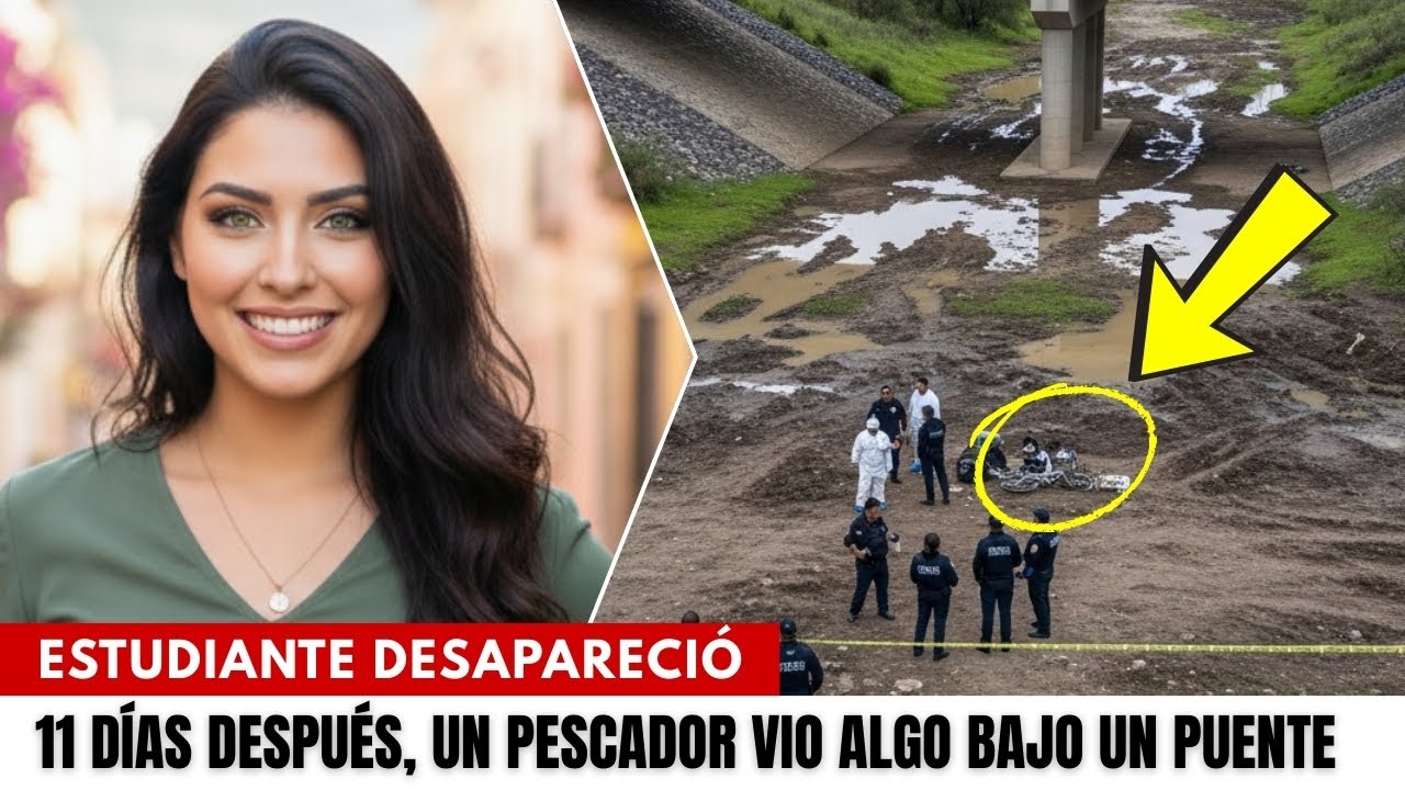 Estudiante desapareció regresando a casa en bicicleta. 11 días después, un pescador encontró algo