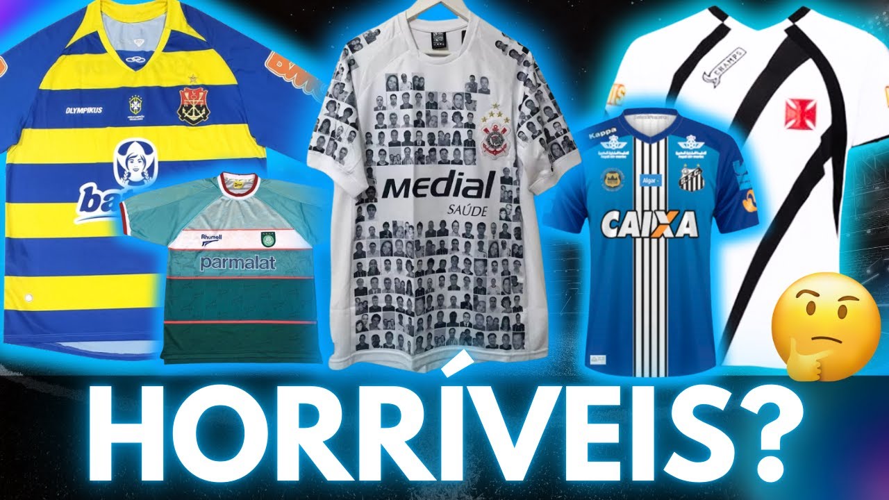 As CAMISAS MAIS POLÊMICAS do futebol brasileiro!