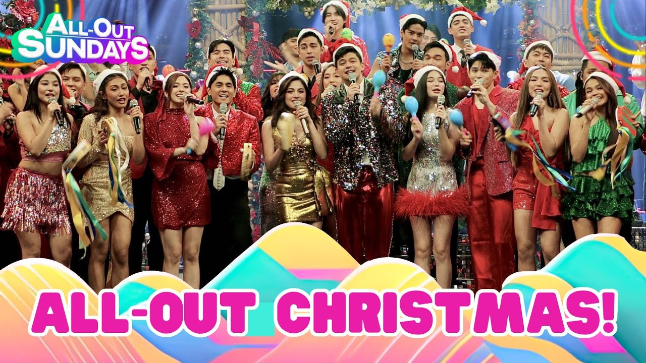 Kapuso stars display the Christmas spirit with their &lsquo;Paskong Pinoy&rsquo; performance! | All-Out Sundays