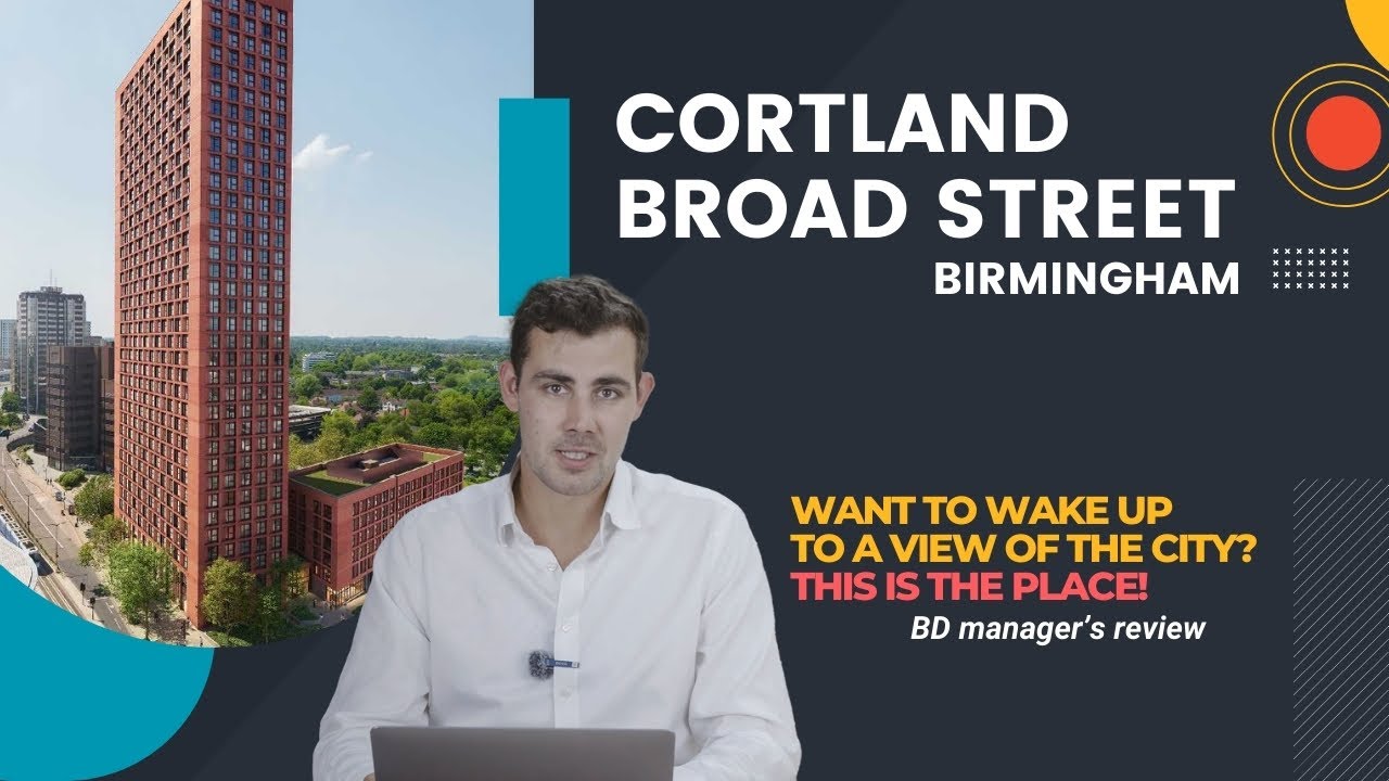 Property Review | Cortland Broad Street, Birmingham | Newest luxury BTR in Birmingham