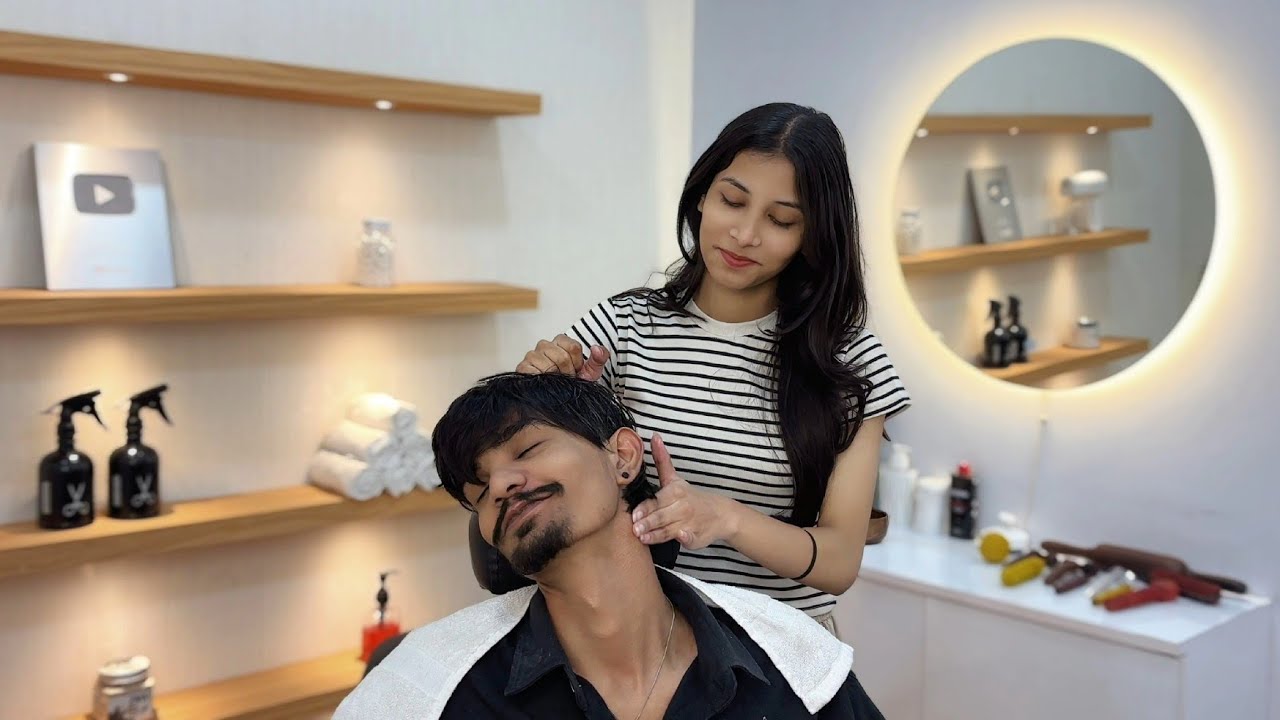 FULL RELAX HEAD MASSAGE ASMR by SHIVU BARBER💆🏻‍♂️ | Asmr Massage | BACK MASSAGE TOOLS ✨️