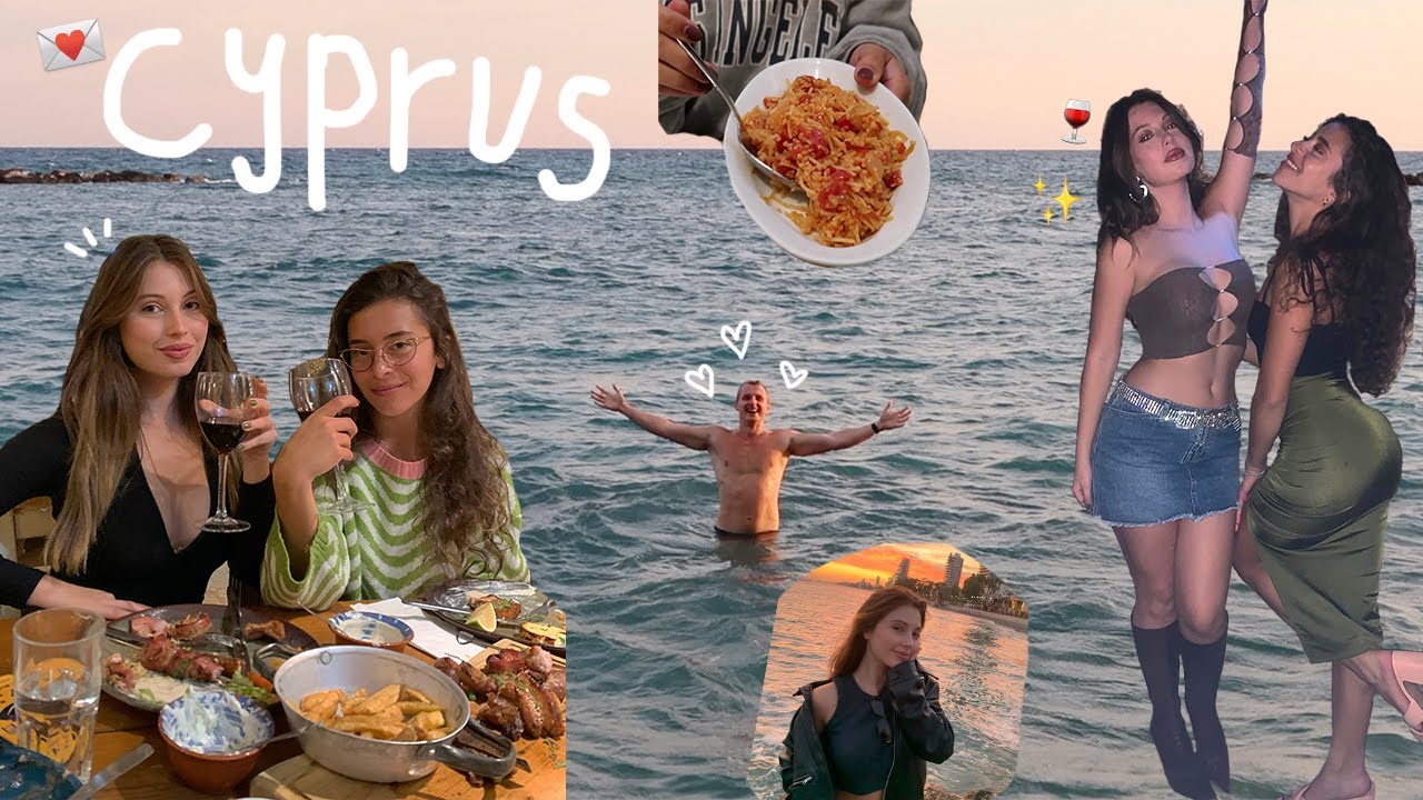 CYPRUS VLOG !! 🌊 // exploring my home country, LOTS of food, friends and KITTIES!  :)