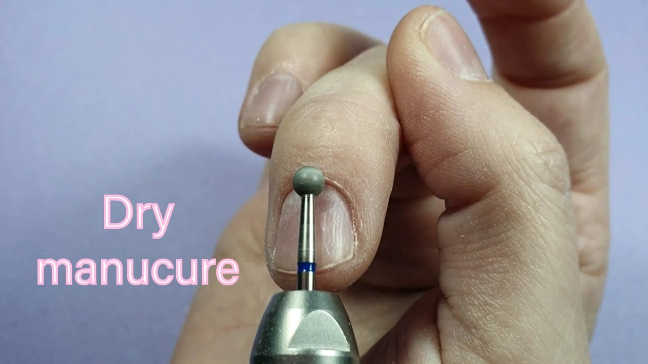 Dry manucure, manucure à la ponceuse sans ciseau VF manucure russe