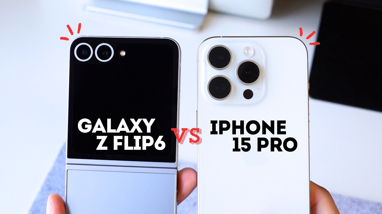 Galaxy Z Flip 6 vs. iPhone 15 Pro Camera Comparison: You’d Be Surprised 🤔