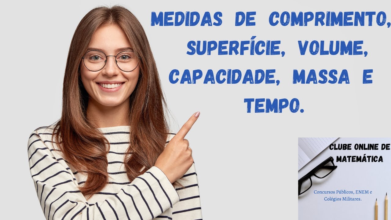 Medidas  de  comprimento,  superfície,  volume, capacidade,  massa  e  tempo.