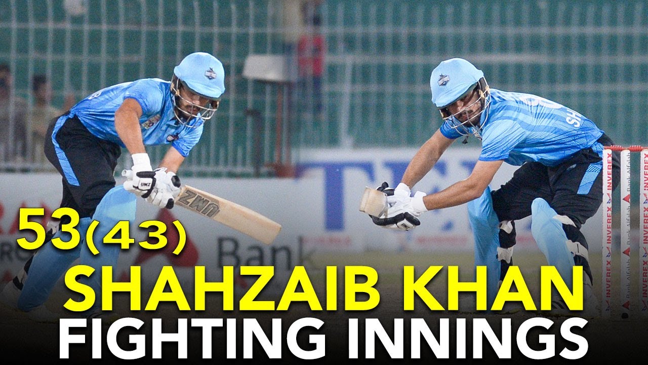 Shahzaib Khan Scores 53 Runs | Abbottabad vs Peshawar | M 37 | National T20 Cup 2025 | PCB | M3N1K