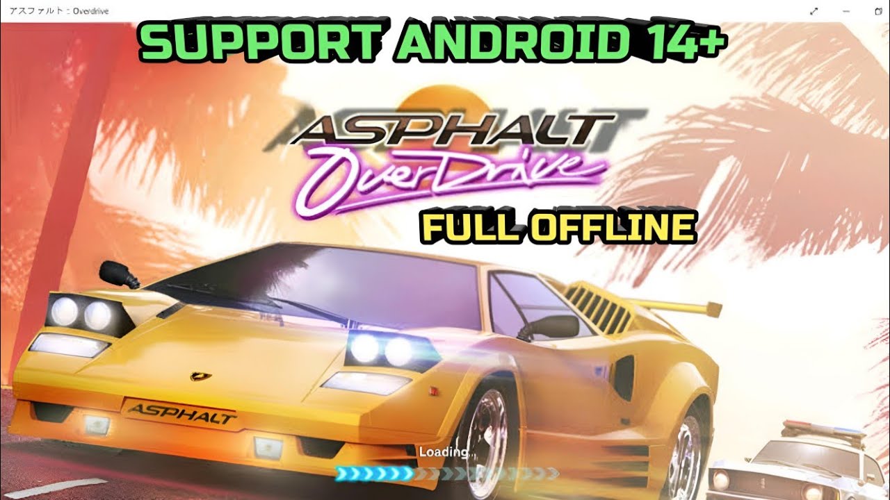 Asphalt Overdrive v1.3.1b (MOD+Full offline) Support android 15 Gameplay 