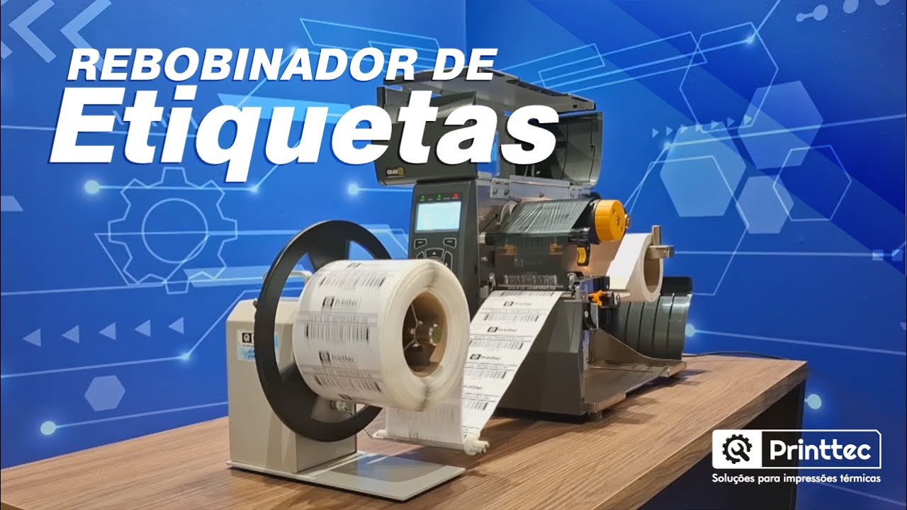 REBOBINADOR DE ETIQUETAS (AUTOMÁTICO) | PRINTTEC