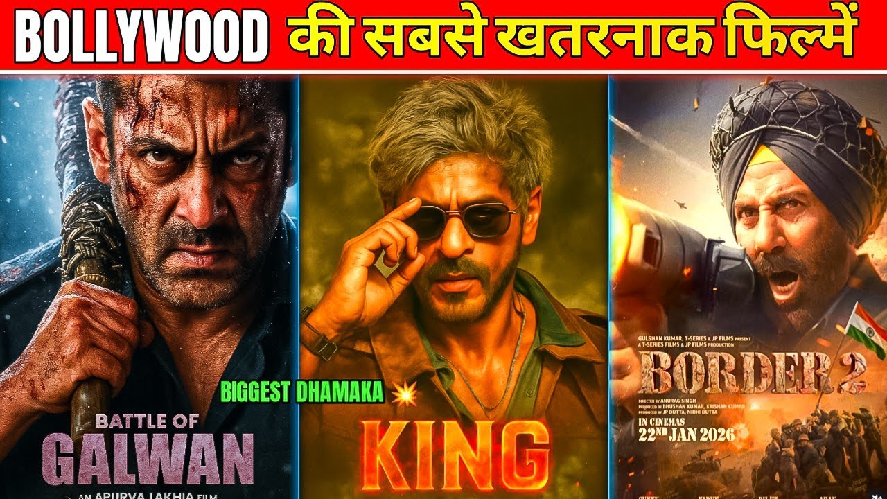 Top 15 Most Anticipated Bollywood Films of 2026 | Salman Khan, SRK, sunny Deol & Mega Comebacks!