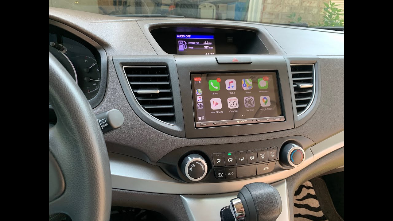 Step by step install SONY XAV-AX5000 for 2013 HONDA CR-V EX-L
