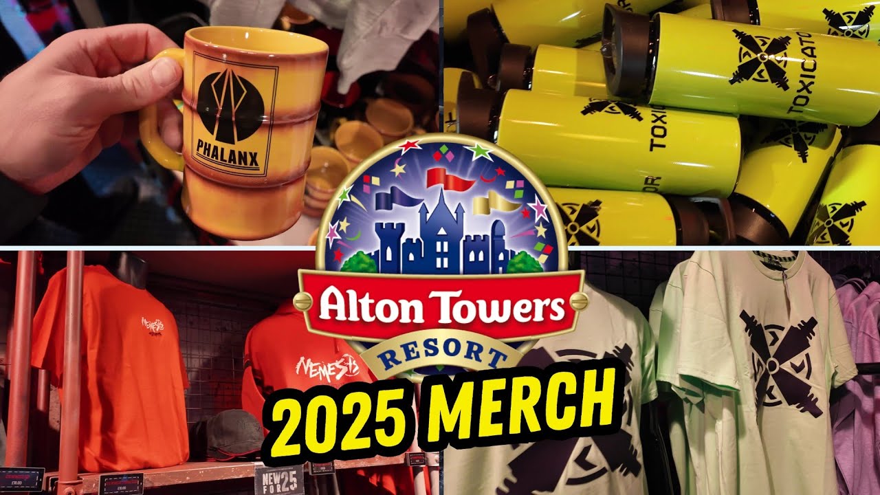 Alton Tower Merch 2025