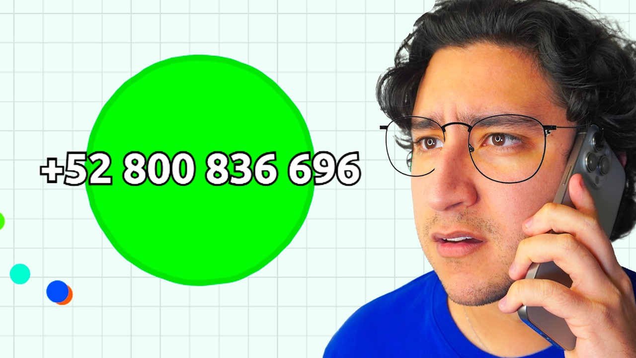 Usé MI TELÉFONO Como NOMBRE EN JUEGOS POPULARES 😳📞