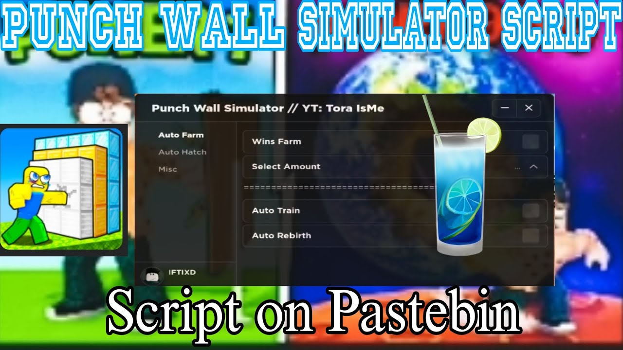 Roblox [PUNCH WALL SIMULATOR]SCRIPT LINK ON PASTEBIN