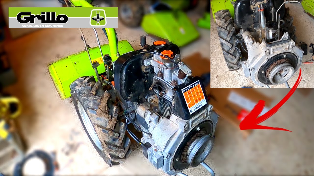 Am stricat motorul ! Segmentare Motor Lombardini 3LD510 Motocultor Grillo G131