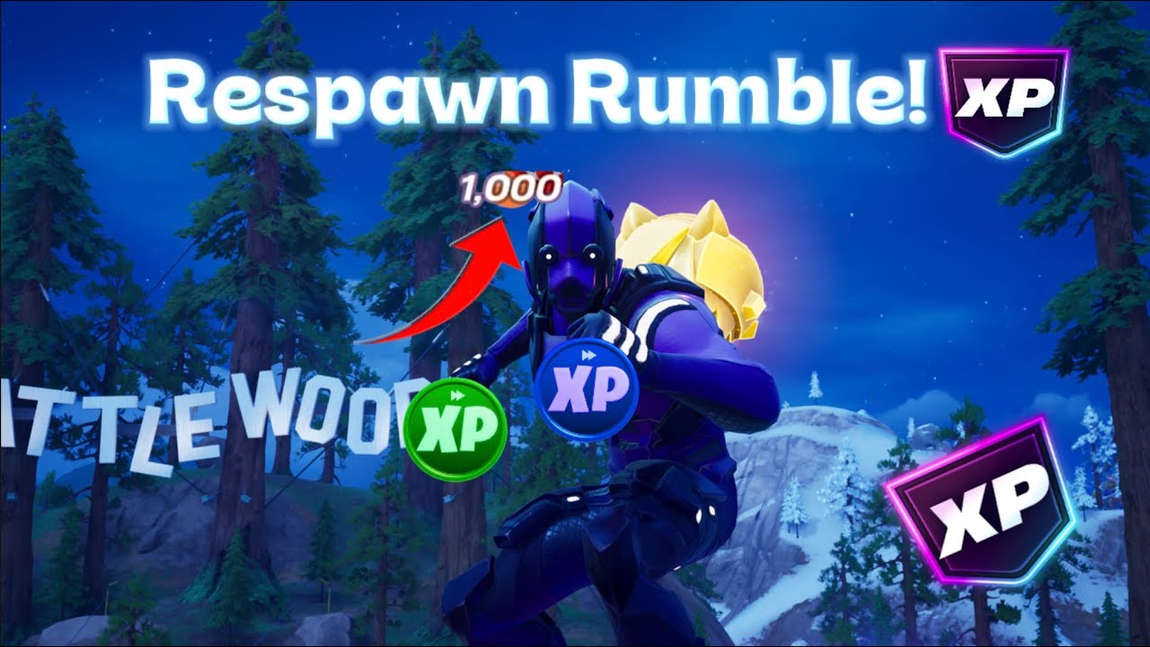Как БЫСТРО прокачать УРОВЕНЬ в Respawn Rumble в Fortnite Глава 7 Сезон 4! (Достигни 200 УРОВНЯ)