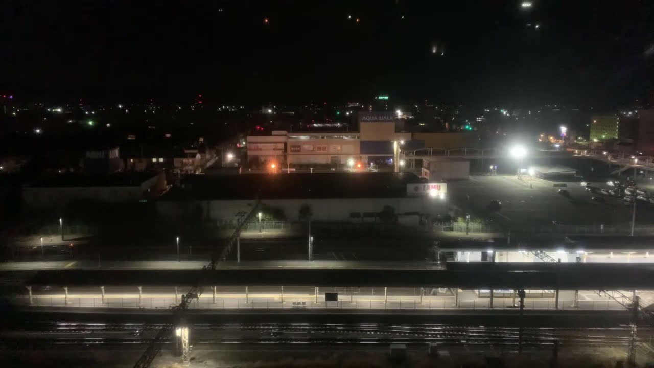 25時に撮影開始！　26時過ぎに“サンライズ瀬戸・出雲”通過…