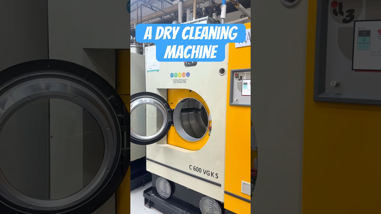 What A Dry Cleaning Machine Looks Like! #explained