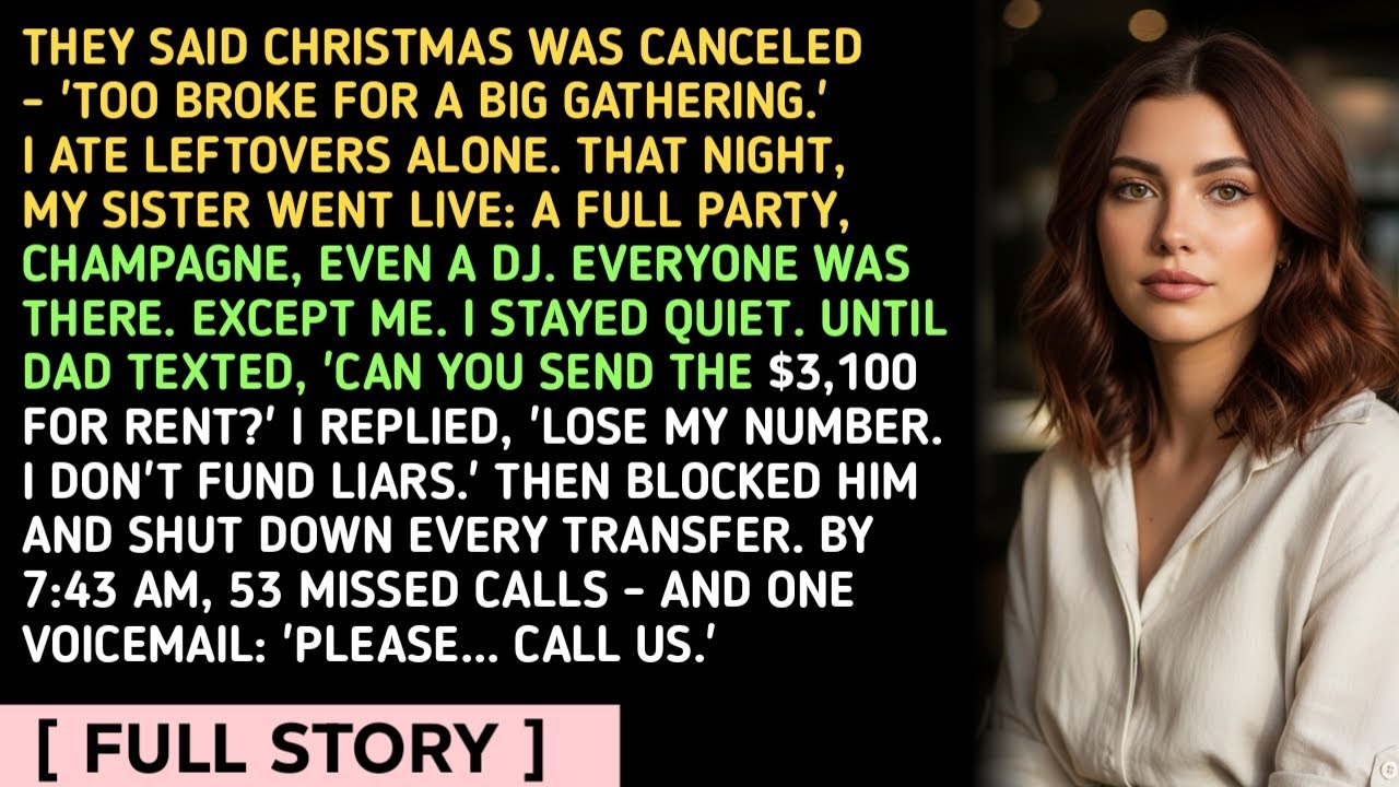 They Said Christmas Was Canceled - 'Too Broke For A Big Gathering.' I Ate Leftovers Alone. That Nigh