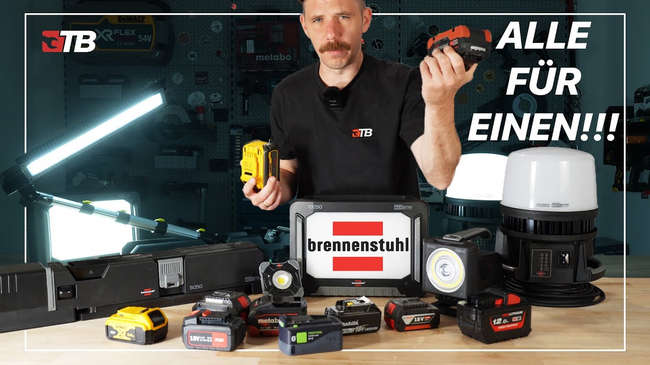 🔥 EINFACH WOW! Mit ALLEN AKKUS VERWENDBAR! Die NEUEN BRENNENSTUHL MULTI BATTERY AKKU LAMPEN (2022)!