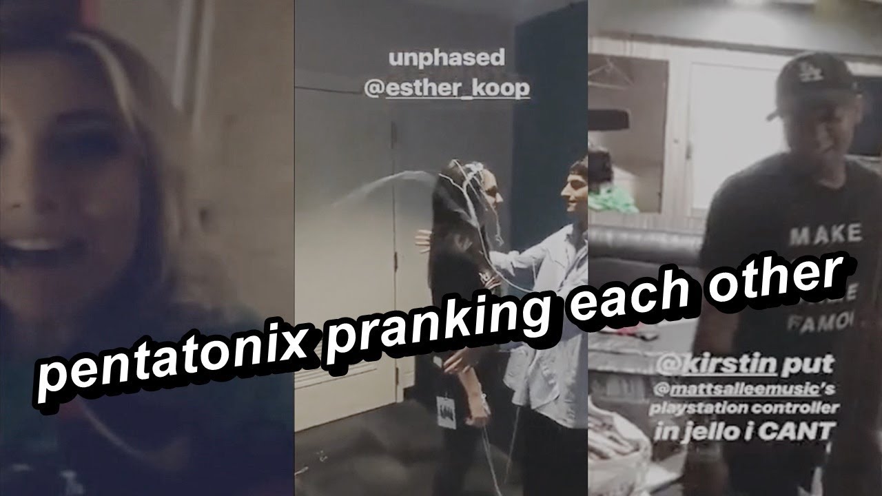 pentatonix pranking each other. #2