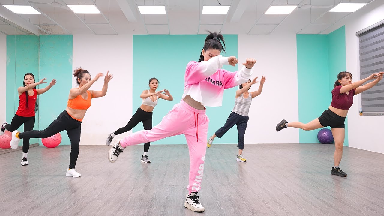 🔥 HOT 🔥 Reduction Of Belly Fat Quickly | 25 Mins Aerobic Dance Workout | Zumba Class