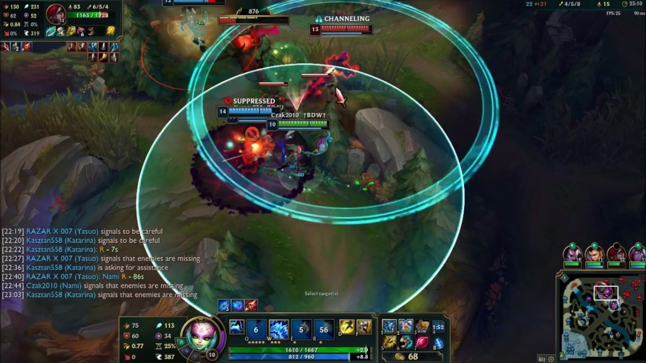 League of Legends: Nami silver magic.