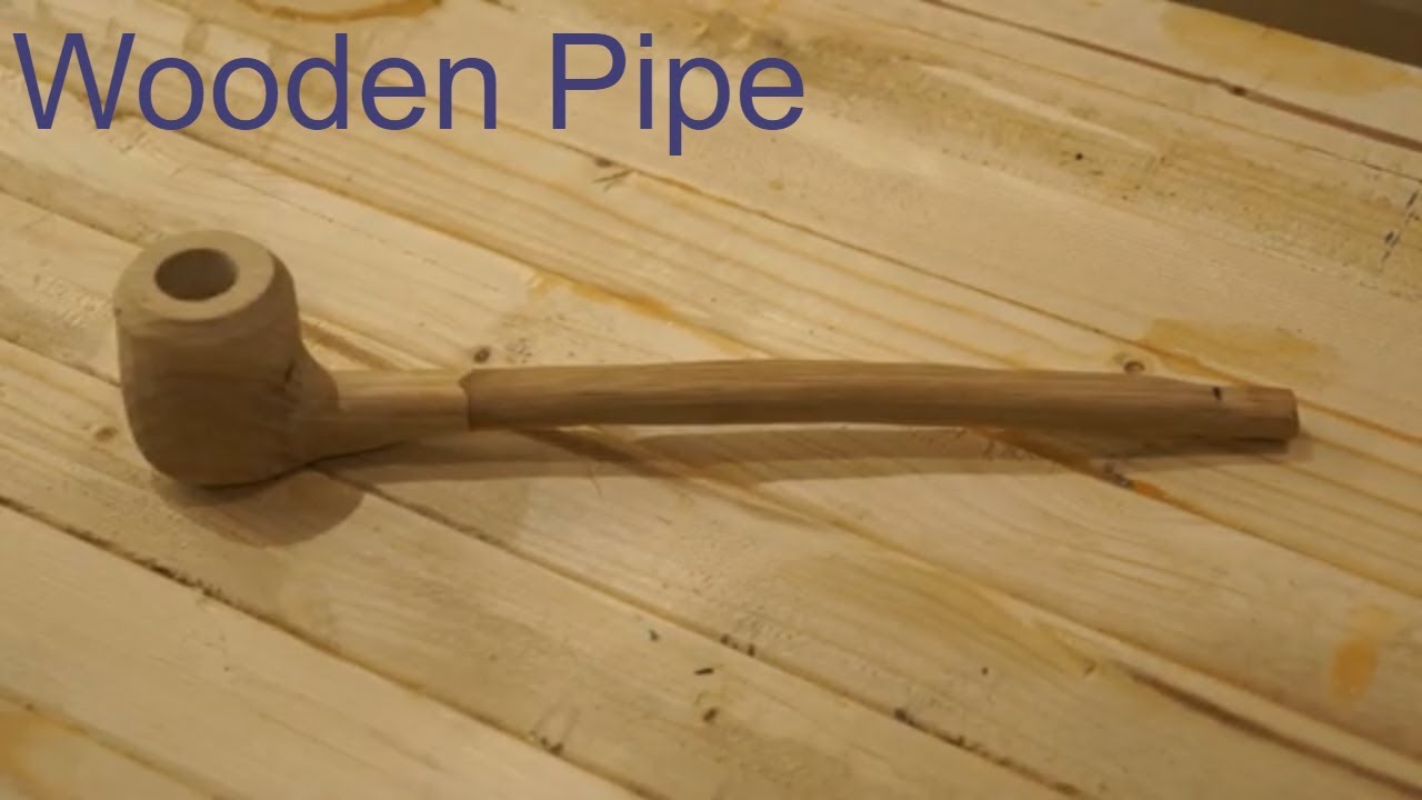 woodturning and carving a smoking pipe
