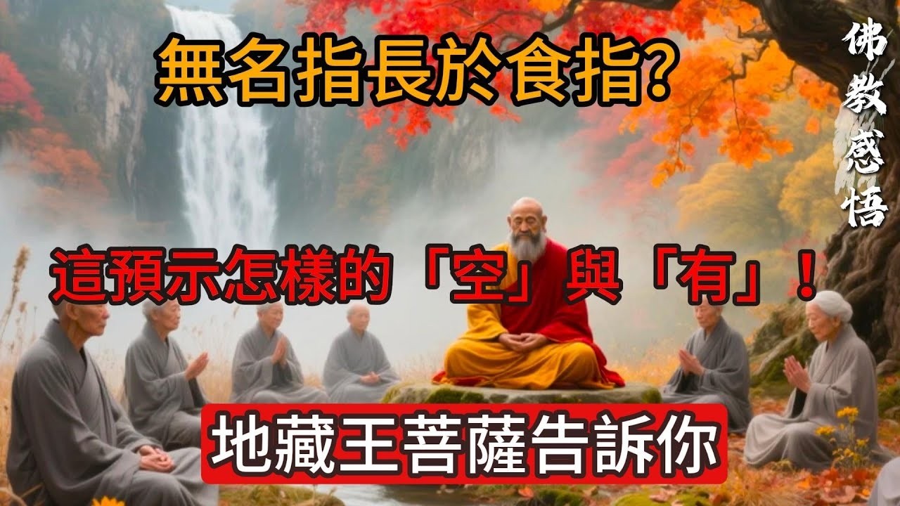 無名指長於食指？地藏王菩薩告訴你，這預示怎樣的「空」與「有」！佛教#信仰#修行｜人生 ｜金剛經｜南無阿彌陀佛#佛家 #大悲咒#修行 #教育#大悲咒#禪悟人生 #智慧#哲學#因果#冥想#达摩#媽祖