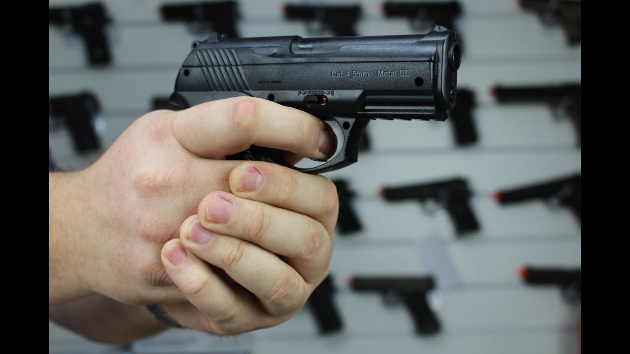 Pistola de Press&atilde;o CO2 Rossi C11 4.5 Semi-Autom&aacute;tica