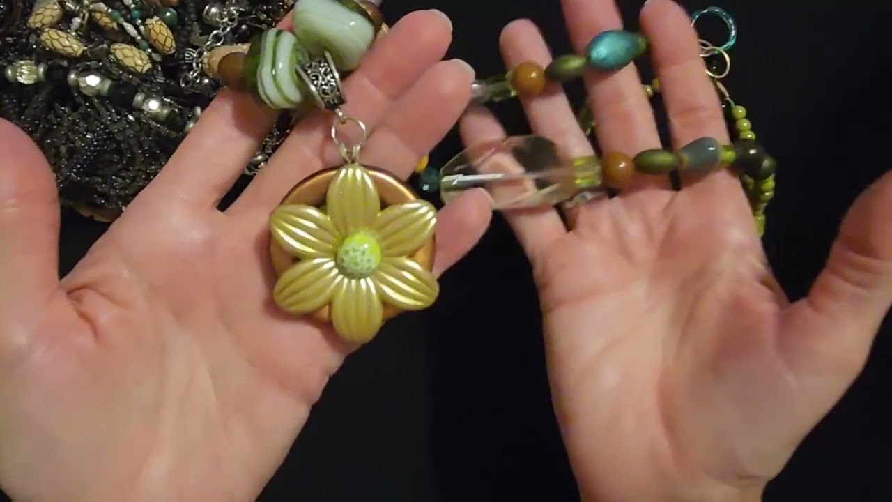 ASMR | eBay Grab Bag of Necklaces Show & Tell (Whisper)