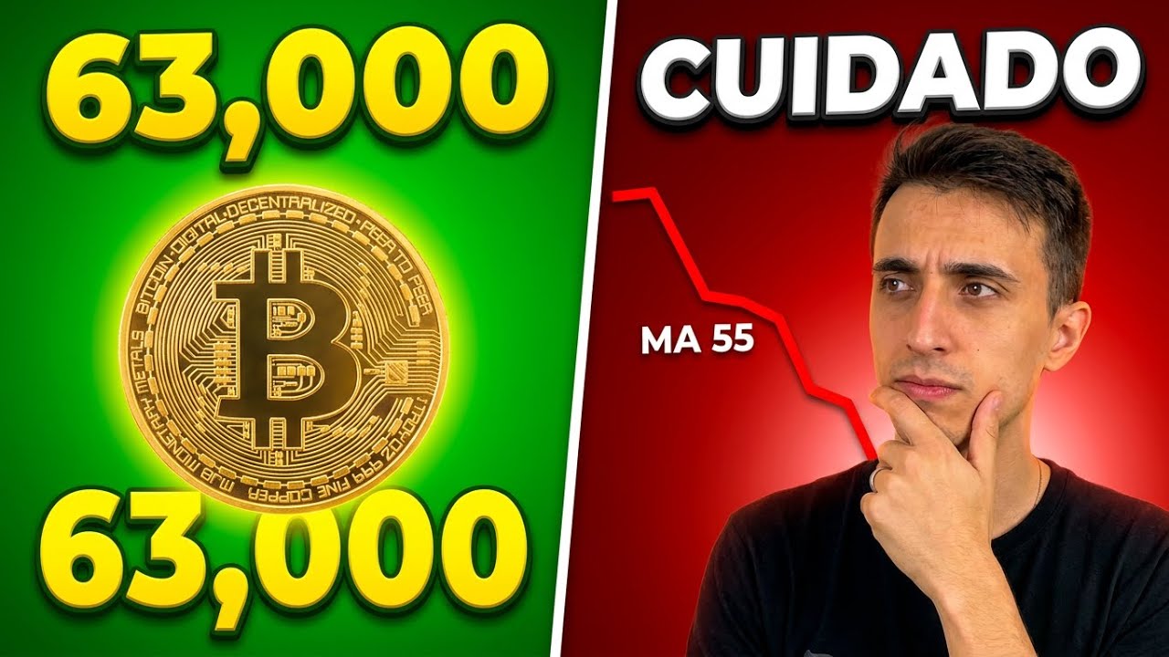 BITCOIN A 63K: &iexcl;CUIDADO CON LA MEDIA DE 55 en 4hrs! 📉