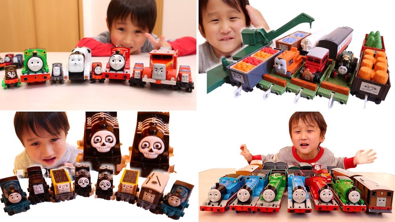 プラレール きかんしゃトーマス連続再生１１ ミニミニトーマス にぎやか貨車セット 仲間が勢揃い