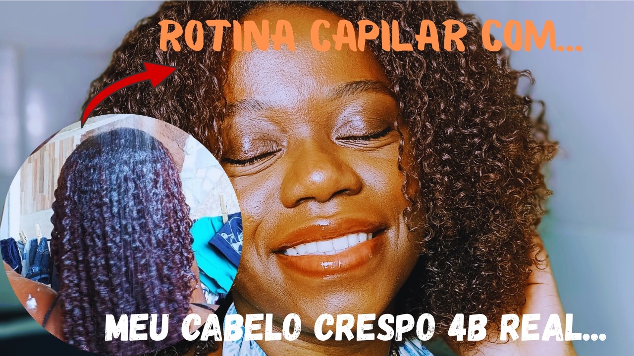 VLOG:UMA ROTINA REAL COM MEU CABELO 4B #cabelocrespo #cachos #transiçãocapilar
