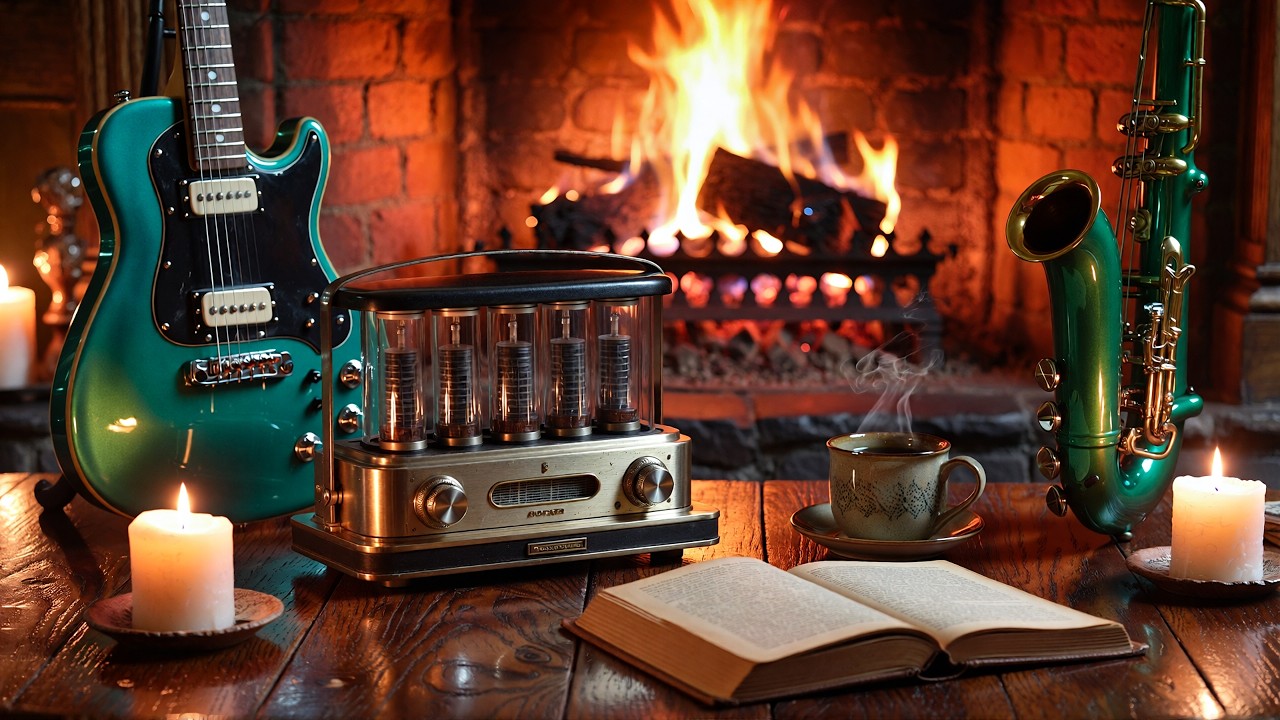 Smooth Jazz & Soul R&B Instrumental – Warm Saxophone & Guitar for Focus and Relaxation.
