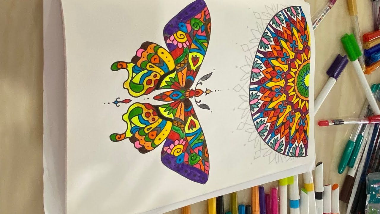 Relaxing Painting Live 🎨 | Stress Relief / Relaxing Art Session / live✍️