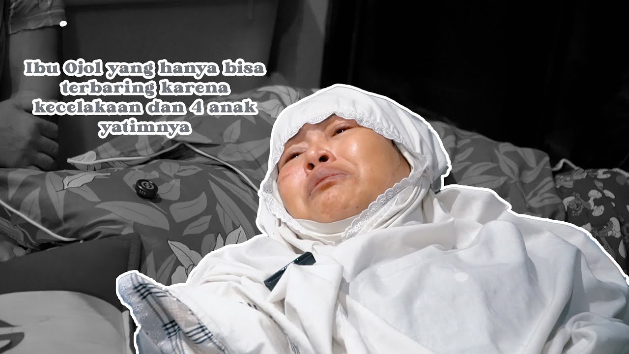 Sang ojol Mualaf, ibu tunggal dan mengalami kecelakaan. dan punya  4 anak yatim.