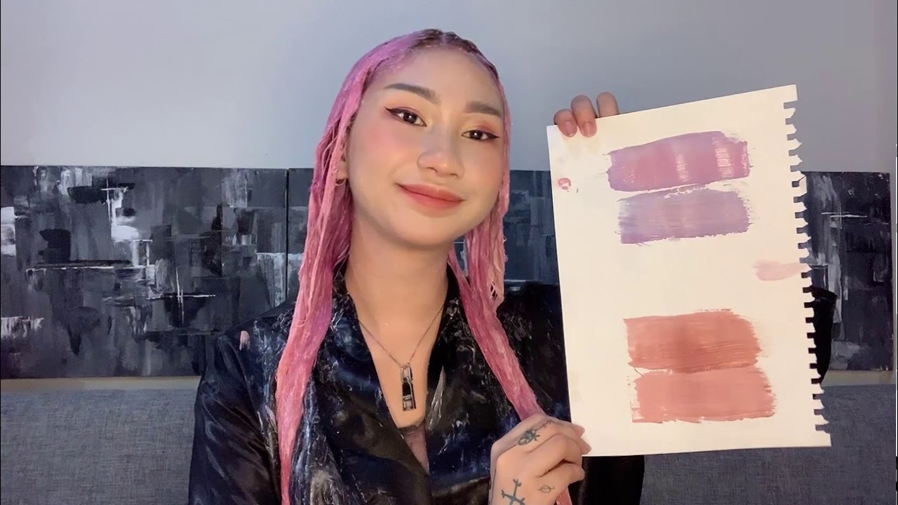 Pastel Series Taro Latte and Rose Gold Ombre Hair Tutorial @mirandahaircare  DILLAPRB