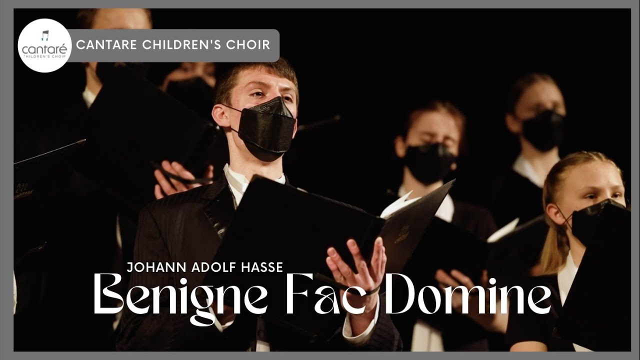 Hasse: Benigne fac Domine from Miserere in C minor - Cantare Children's Choir Calgary