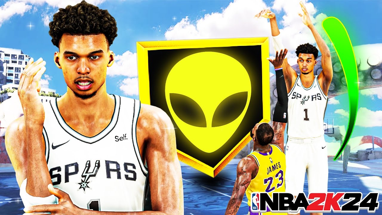 7’1 VICTOR WEMBANYAMA BUILD IS A MONSTER IN 2K24! BEST CENTER BUILD IN NBA 2K24!