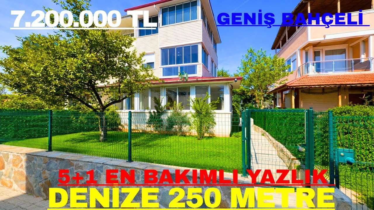 📍BUNDAN İYİSİ YOK📍 DENİZE SIFIR SİTEDE  DENİZE 250 METRE AKBÜK’ ÜN EN BAKIMLI YAZLIĞI KAÇIRMAYIN‼️