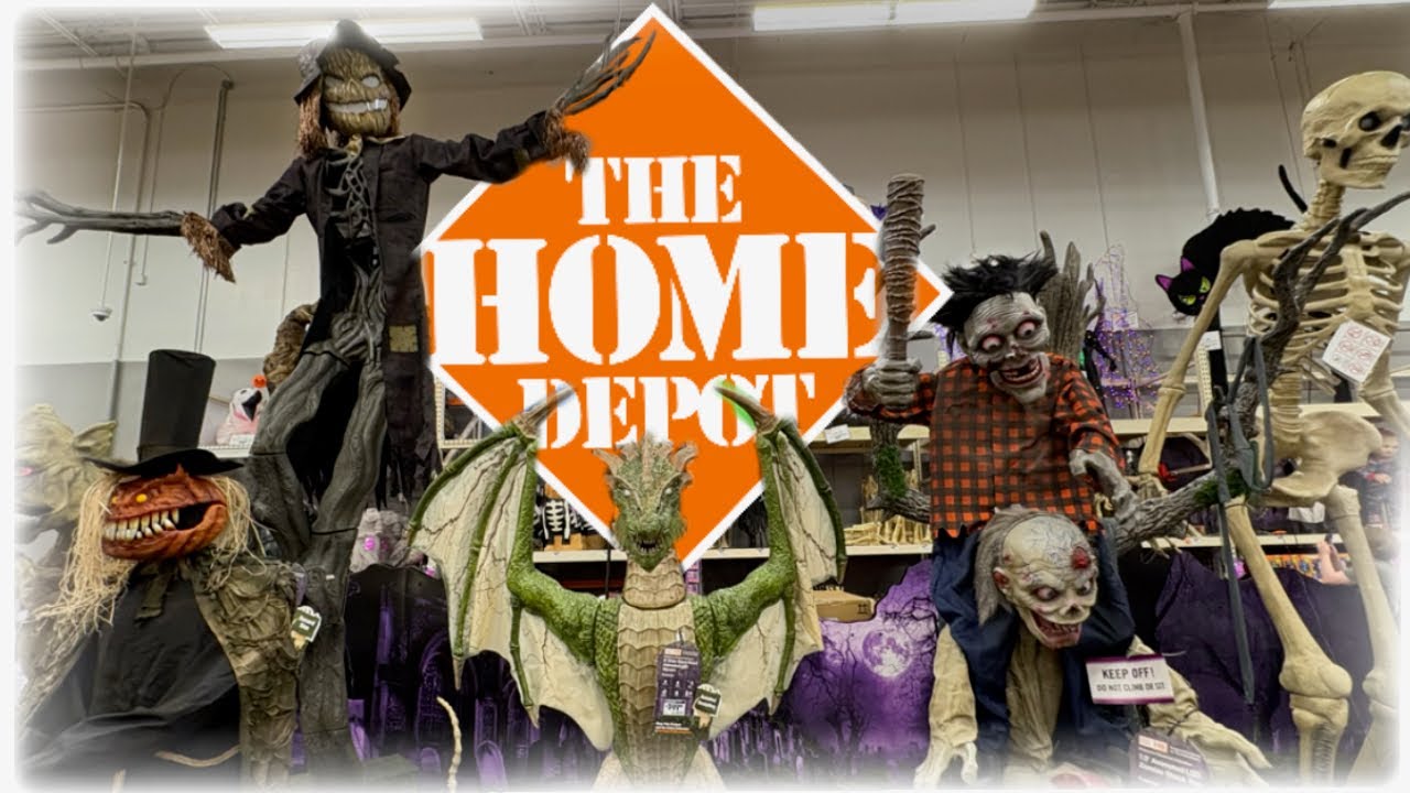 The Home Depot 2025 FULL Halloween Lineup Tour!